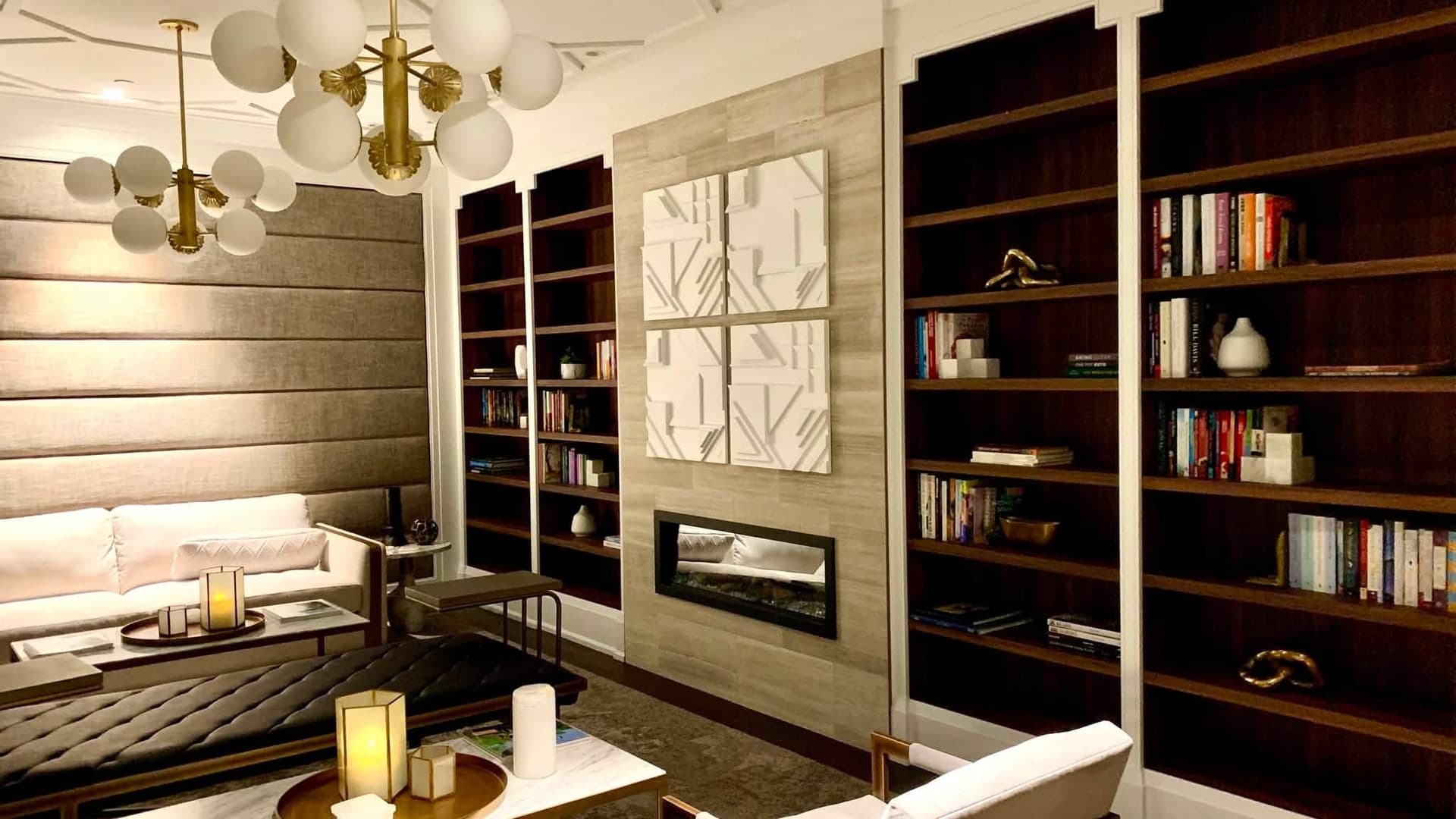 Freshly cleaned Toronto condo lounge after a professional clean by Pro City Maids